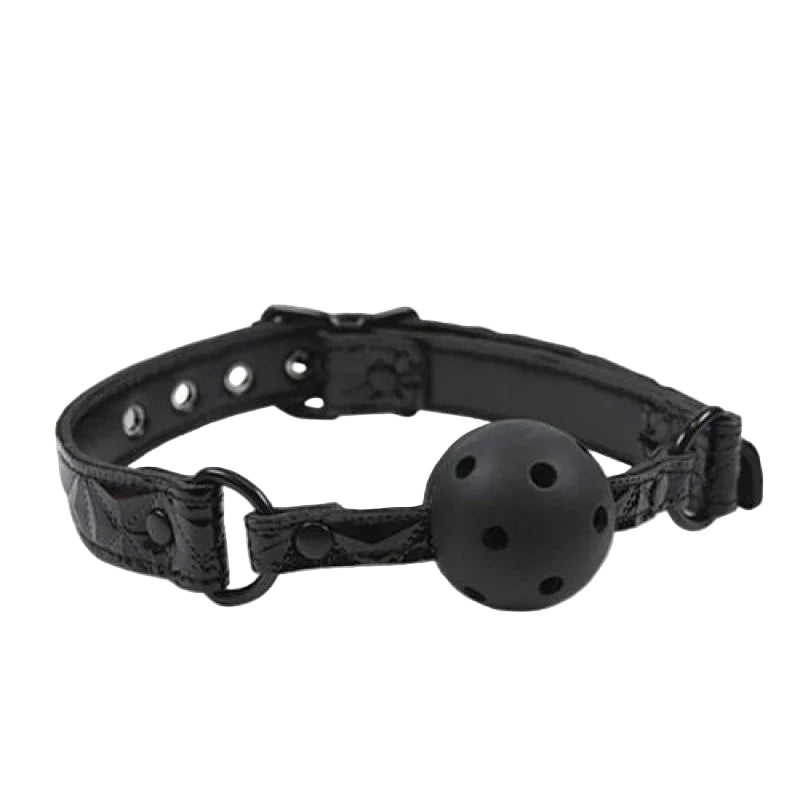 Sinful Ball Gag - Black - MyPleasure