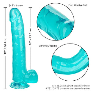 Size Queen 10 Inch - Blue - MyPleasure