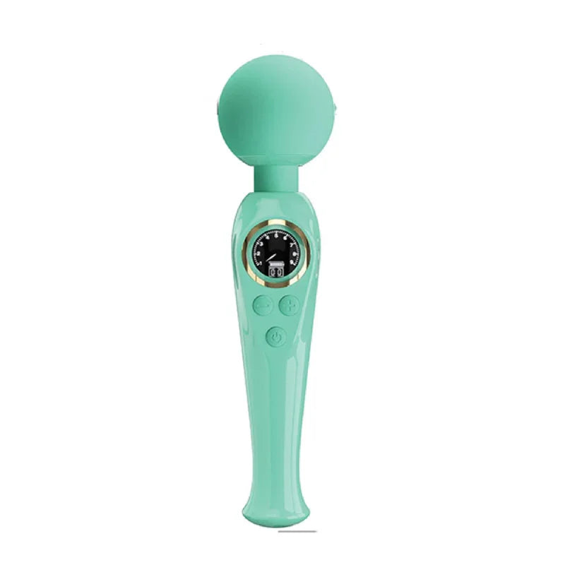 Skylar - Led Digital Display Wand - Turquoise - MyPleasure