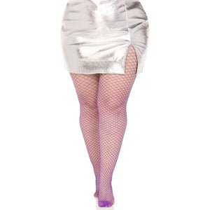 Spandex Industrial Net Tight - 1x/2x - Purple - MyPleasure