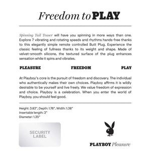 Spinning Tail Teaser - Butt Plug - Deep Teal - MyPleasure