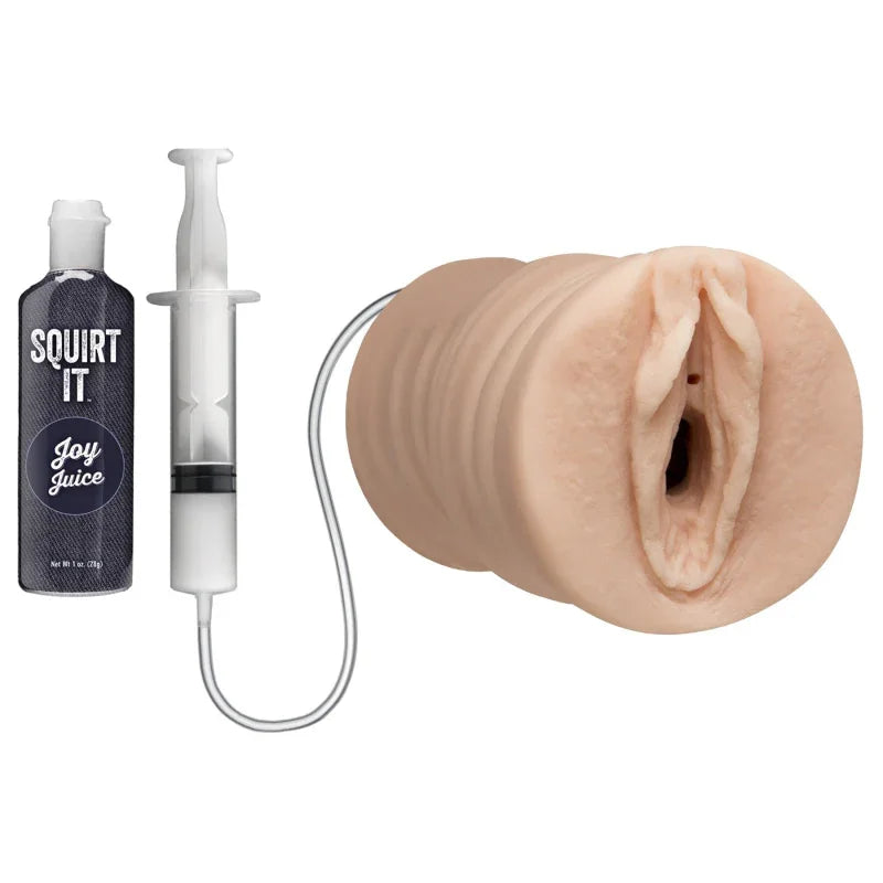 Squirt It - Squirting Pussy Stroker With Joy Juice - Vanilla - MyPleasure
