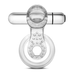 Stay Hard - 10 Function Vibrating Tongue Ring - Clear - MyPleasure