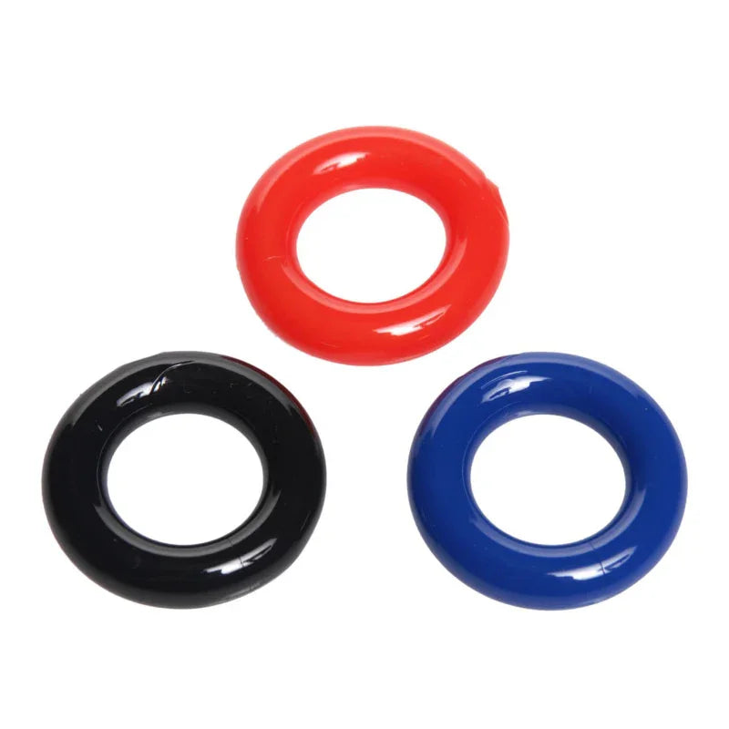 Stretchy Cock Ring 3 Pack - MyPleasure