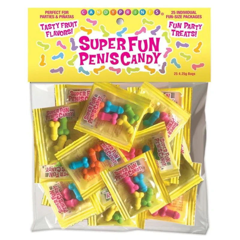 Super Fun Penis Candy 25 Individual Fun-Size Packages - MyPleasure