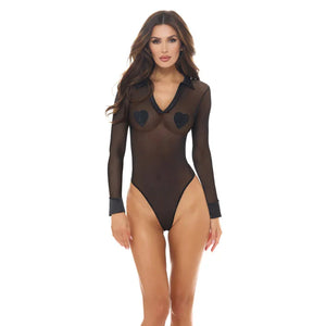 Sweet Heart Teddy Black - S/m - MyPleasure