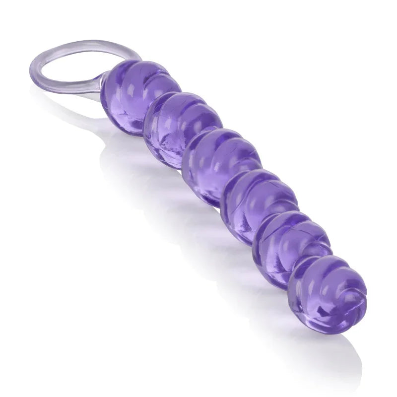 Swirl Pleasure Beads - Purple - MyPleasure