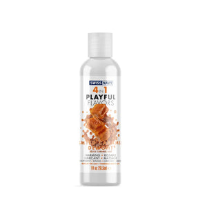 Swiss Navy 4-in-1 Playful Flavors - Salted Caramel Delight - 1 Fl. Oz. - MyPleasure