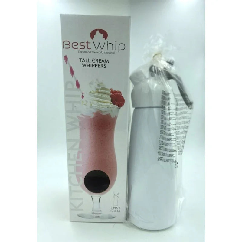 Tall Cream Whipper 1 Pint - White - MyPleasure