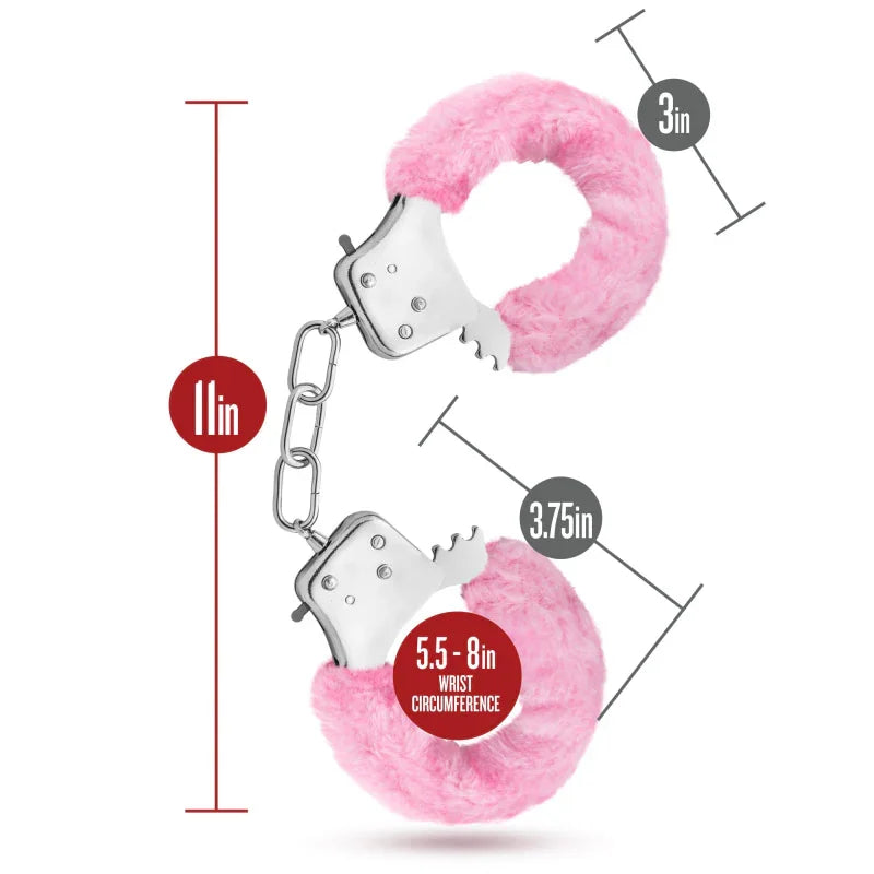 Temptasia Cuffs - Pink - MyPleasure