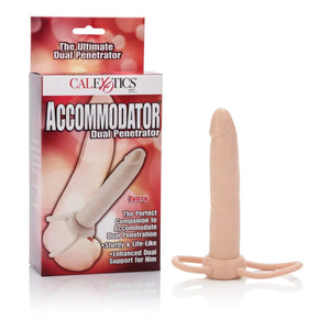The Accommodator Dual Penetrator - Ivory - MyPleasure