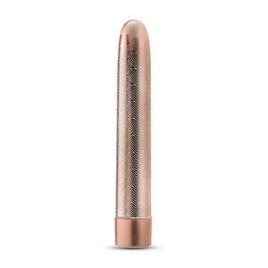 The Collection - Lattice - 7 Inch Rechargeable Vibe - Rose Gold - MyPleasure