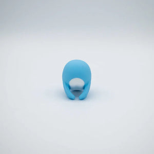 The Heavenly Humpback Finger Bullet Vibrator - Blue - MyPleasure