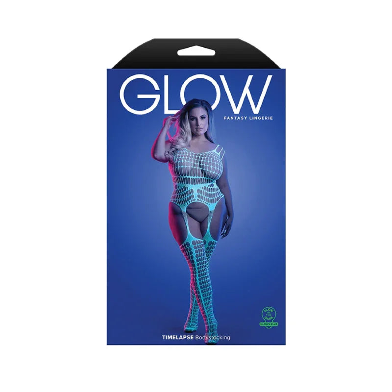 Timelapse Bodystocking - Queen - White/blue - MyPleasure