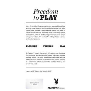 Triple Play - Cock Ring - Black - MyPleasure