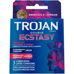 Trojan Double Ecstasy - 3 Pack - MyPleasure
