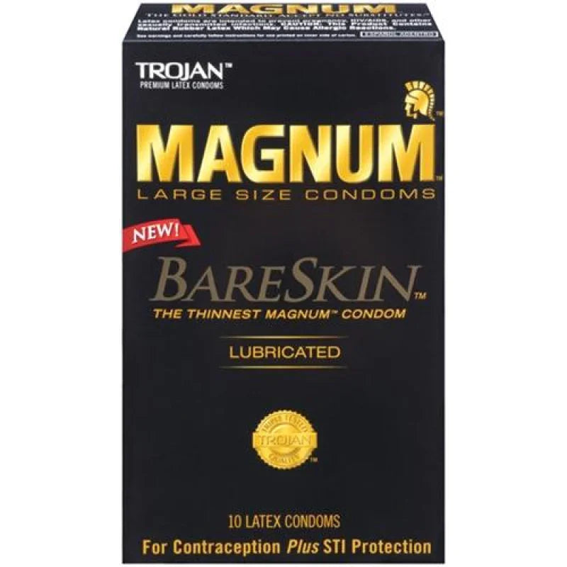 Trojan Magnum Bareskin - 10 Pack - MyPleasure