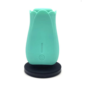 Tulip Pro 15-Function Suction Vibe With Wireless Charging - Teal Blue - MyPleasure