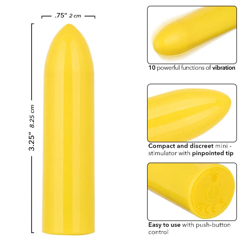 Turbo Buzz Classic Bullet - Yellow - MyPleasure