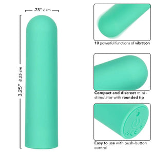 Turbo Buzz Rounded Bullet - Green - MyPleasure