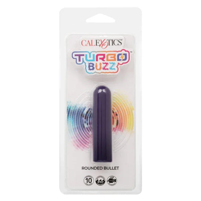 Turbo Buzz Rounded Bullet - Purple - MyPleasure