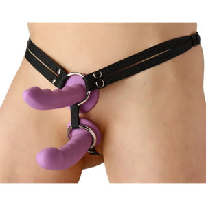 Unity Double Penetration Strap on Harness - MyPleasure