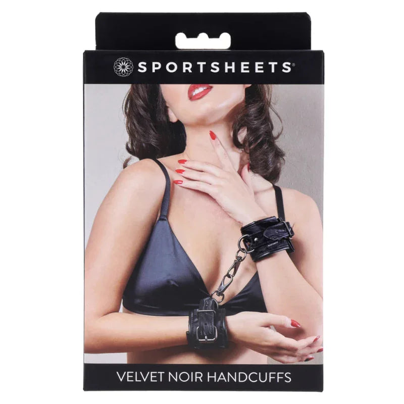 Velvet Noir Handcuffs - MyPleasure