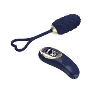 Vivian Remote Control Vibrating Egg - Blue - MyPleasure