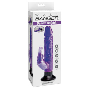 Waterproof Bunny Wall Bangers Deluxe - Purple - MyPleasure