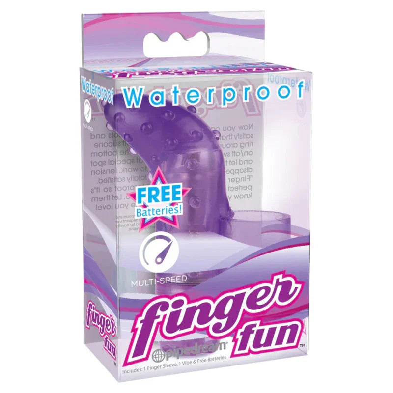 Waterproof Finger Fun - Purple - MyPleasure