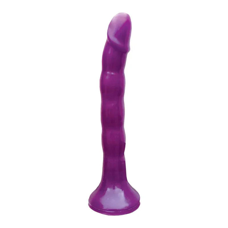 Wet Dreams Skinny Me Strap-on - Purple - MyPleasure