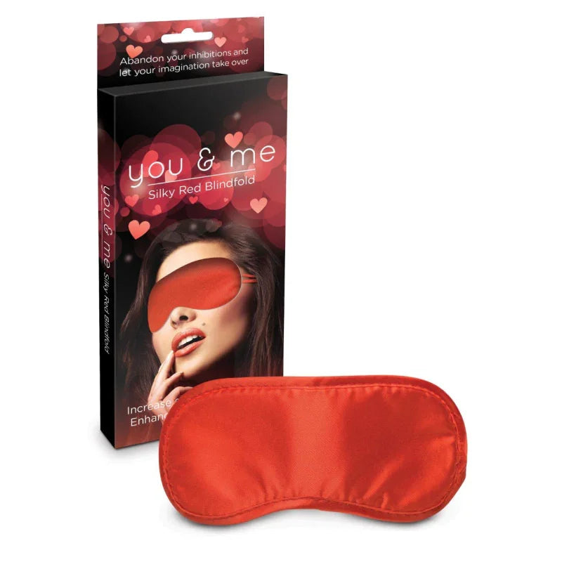 You & Me Silky Red Blindfold - MyPleasure