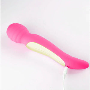 Zoe Twisty Dual Vibrating Pleasure Wand - Pink - MyPleasure