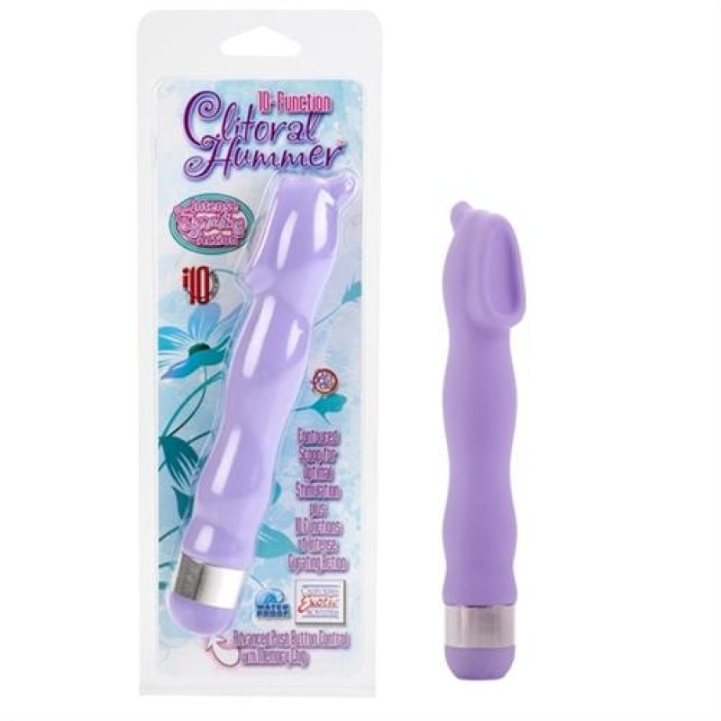 10 Functional Clitoral Hummer - Purple