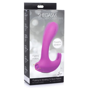 12x Lux Rocker Pulsing and Vibrating G-Spot Rabbit - Pink - MyPleasure