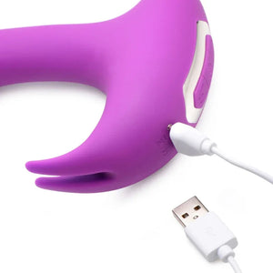 12x Lux Rocker Pulsing and Vibrating G-Spot Rabbit - Pink - MyPleasure