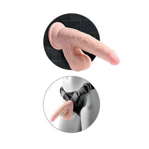 6 Inch Triple Density Cock With Swinging Balls
