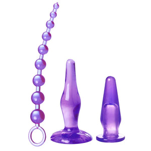 Amethyst Adventure 3 Pieces Anal Toy Kit - MyPleasure