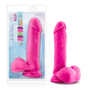 Au Natural - Bold - Hero - 8 Inch Dildo - Pink - MyPleasure