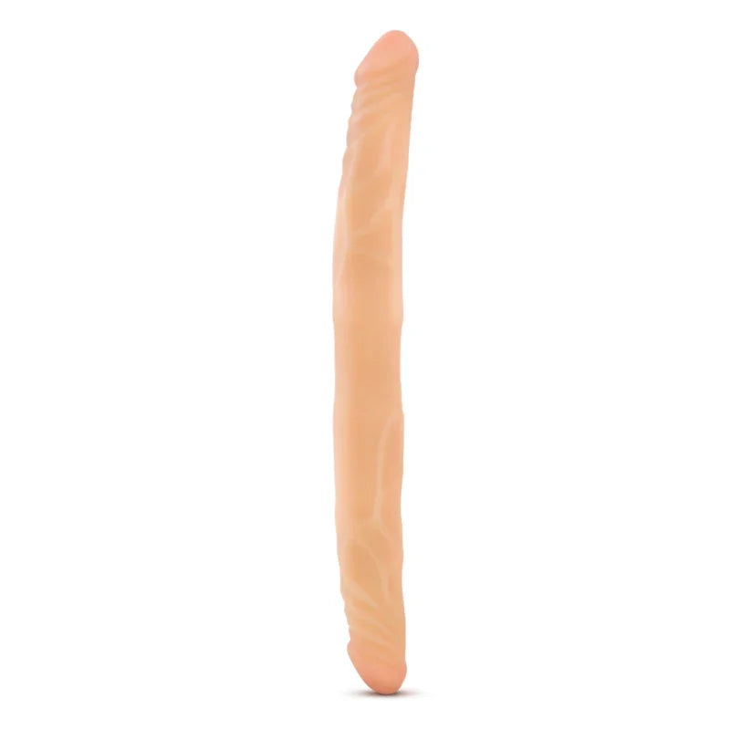 B Yours 14" Double Dildo - Beige - MyPleasure