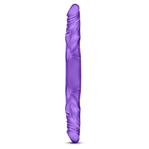 B Yours 14" Double Dildo - Purple - MyPleasure