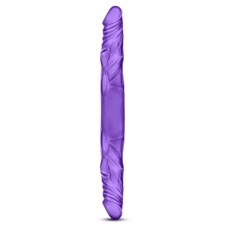 B Yours 14" Double Dildo - Purple - MyPleasure