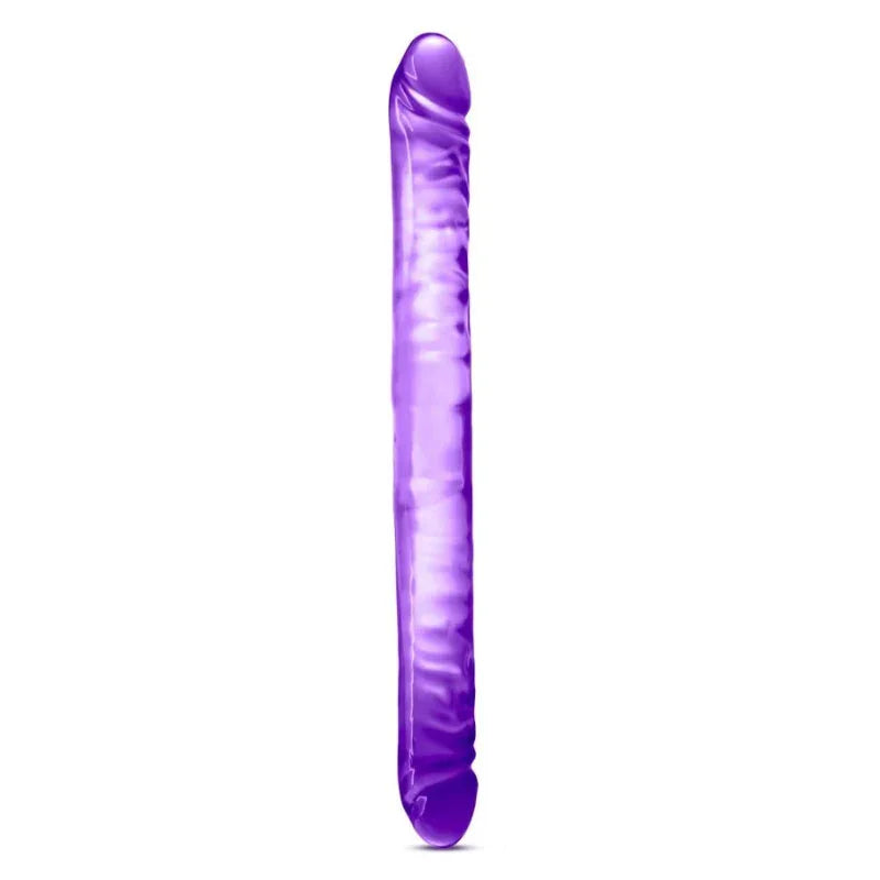 B Yours 18" Double Dildo - Purple - MyPleasure