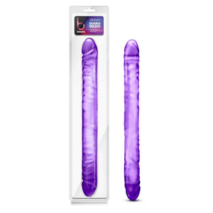 B Yours 18" Double Dildo - Purple - MyPleasure