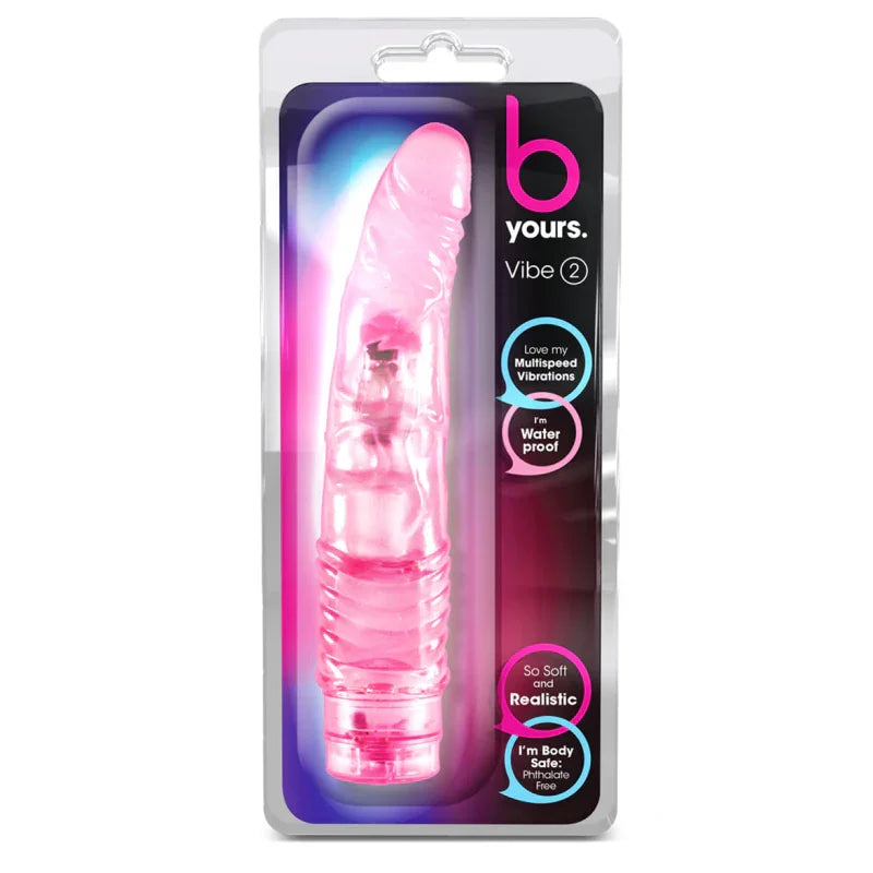 B Yours Cock Vibe #2 - Pink - MyPleasure
