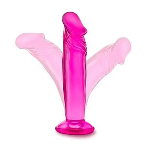 B Yours - Sweet n' Small 6 Inch Dildo With Suction Cup - Pink - MyPleasure