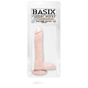 Basix Rubber Works 9 Inch Dong With Suction Cup - Flesh - MyPleasure