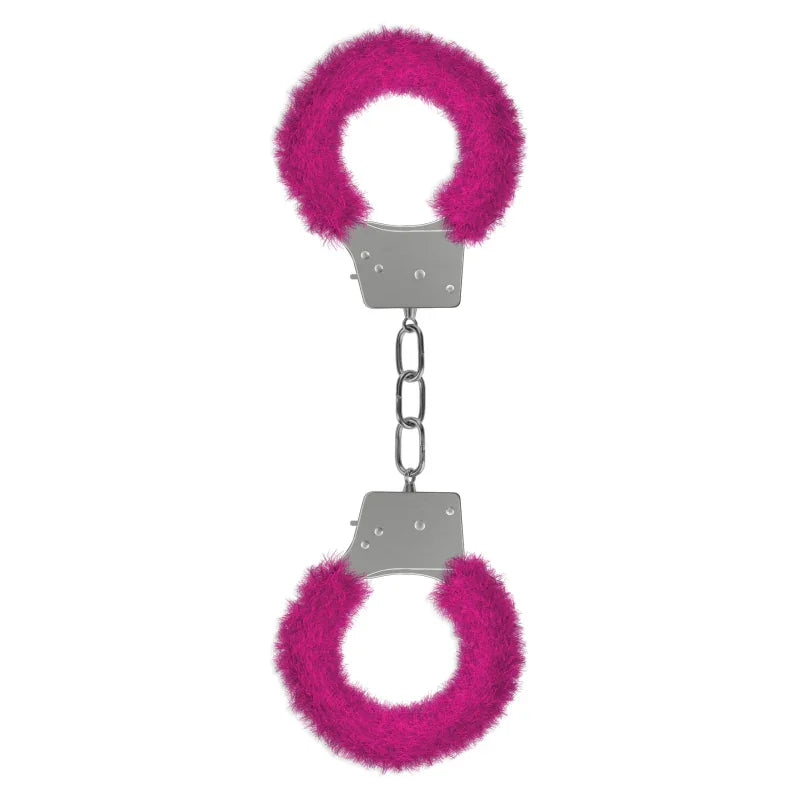 Beginner's Furry Handcuffs - Pink - MyPleasure