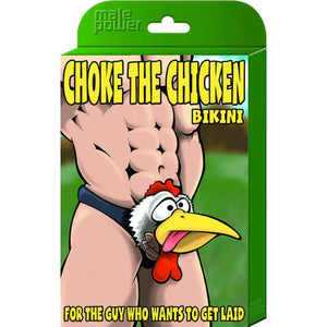 Choke the Chicken Bikini - One Size - Black - MyPleasure