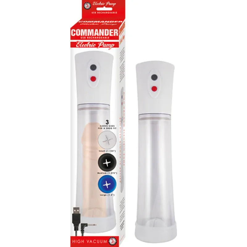 Commander Electric Pump - Clear - MyPleasure